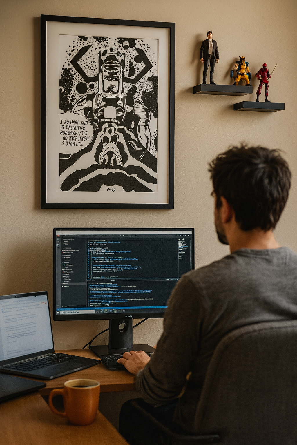 Galactus Kirby Tribute – 11×17 Classic Comic Fan Art